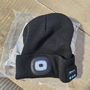 Black LED Beanie Hat